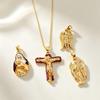 European American Cross Pendant Necklace: Hip Hop Fashion Jewelry for Women