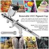 Airbrush Kit 0.5mm Air Brush Set with 15CC Paint Fluids Cups for Car Model DIY Painting Makeup Nail Art Cake Decorating Design