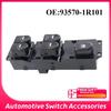 93570-1R101 16p Front Left Master Power Window Switch Without Auto Door Lock for Hyundai Accent 2013-2017 1.6L