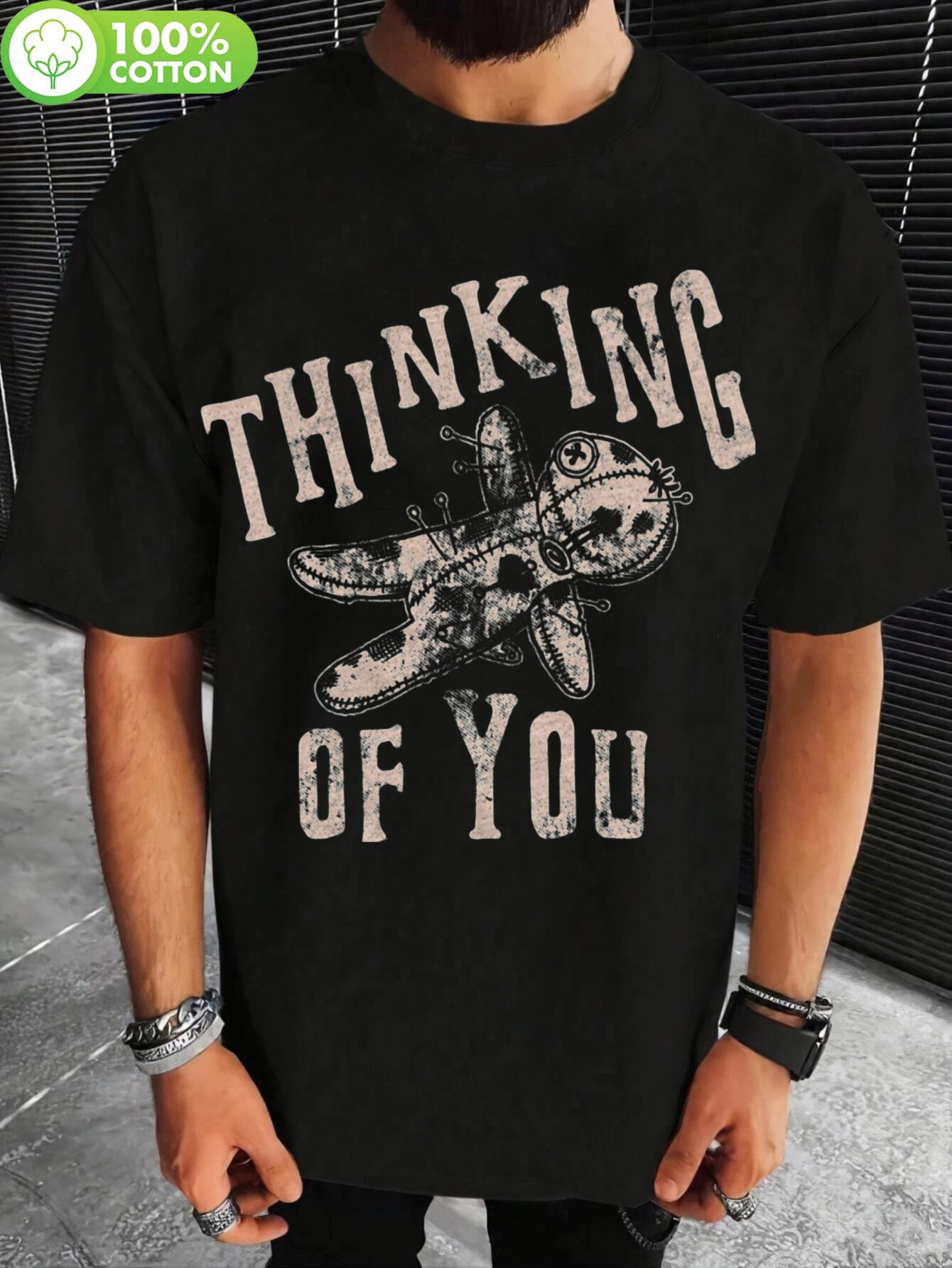 Thinking of You Graphic Tshirt - Funny Cowboy Boot and Ha... S