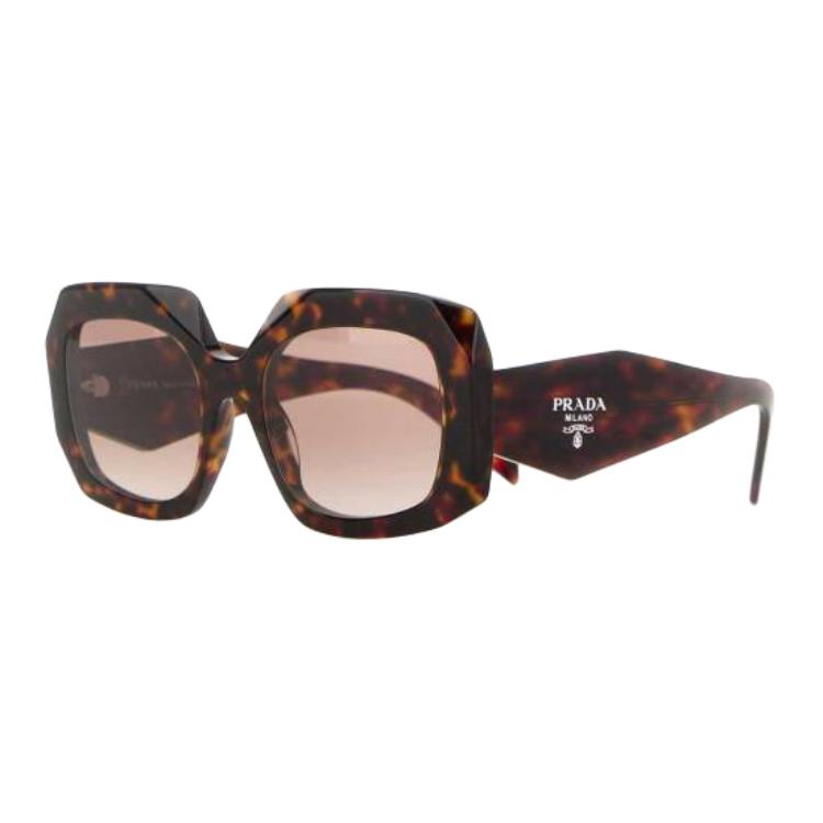 

Prada Printed Design Irregular Shape Sunglasses Women sunglasses Tortoiseshell SPRB23C054E17NFE10S Basic Packaging-Eyeglass Case+Box