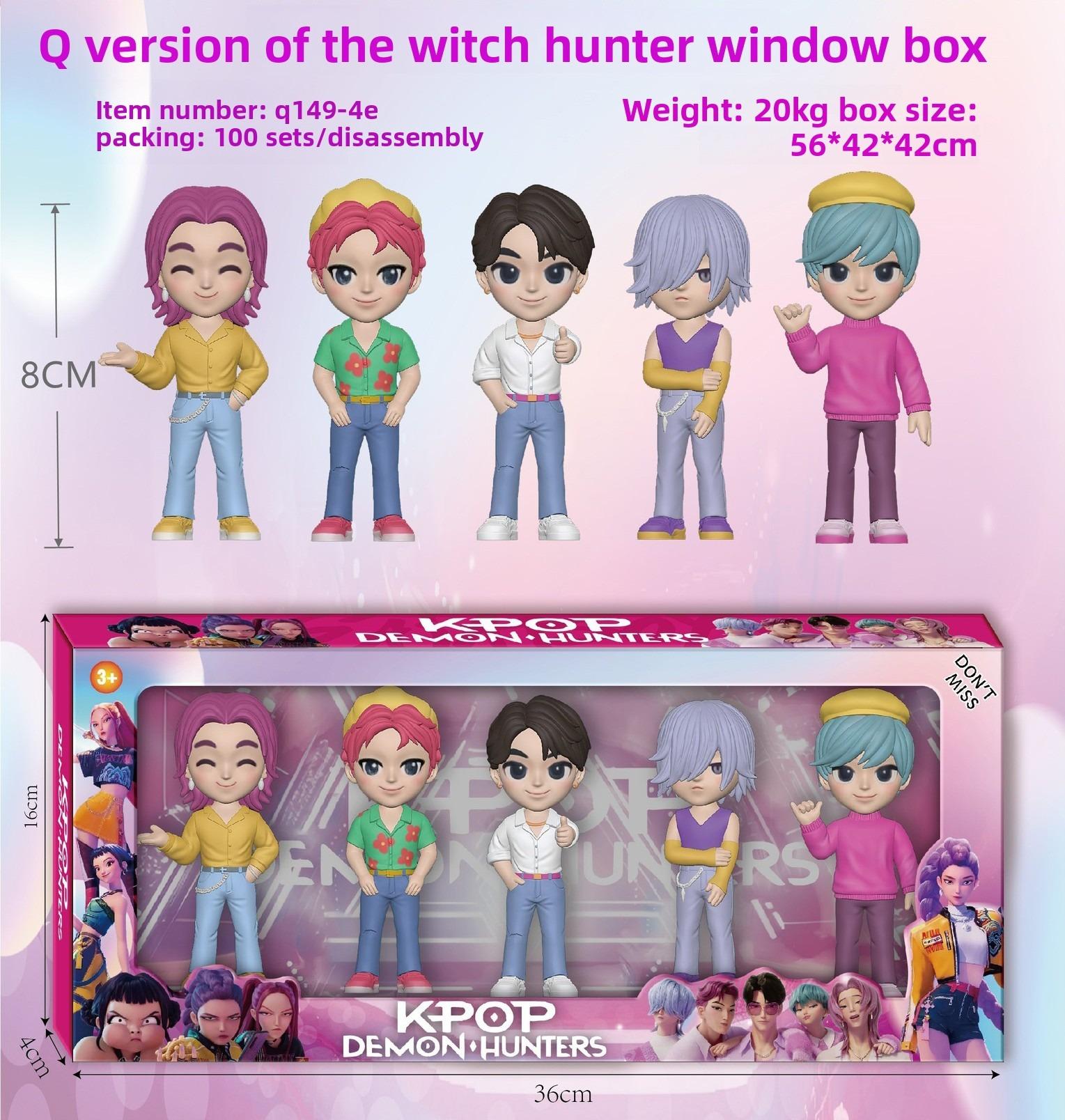 

Hot Toys Dolls Kpop Devil Hunter Rumi Zoe Mira Anime Polyvinyl Chloride Character Collection DIY Handmade Toys Girl Gifts