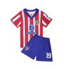 24-25 Ma J Home No. 19 Club Football Suit Children'S Suit Size 14-30 Size