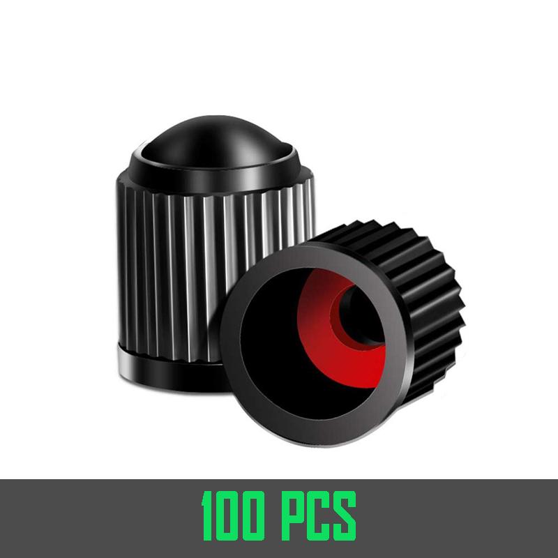 10/20/30/50/100Pcs TPMS Tire Valve Caps with Rubber Seal Plastic Wheel Caps Covers for TPMS Nipple Caps Car Tyre Accessories