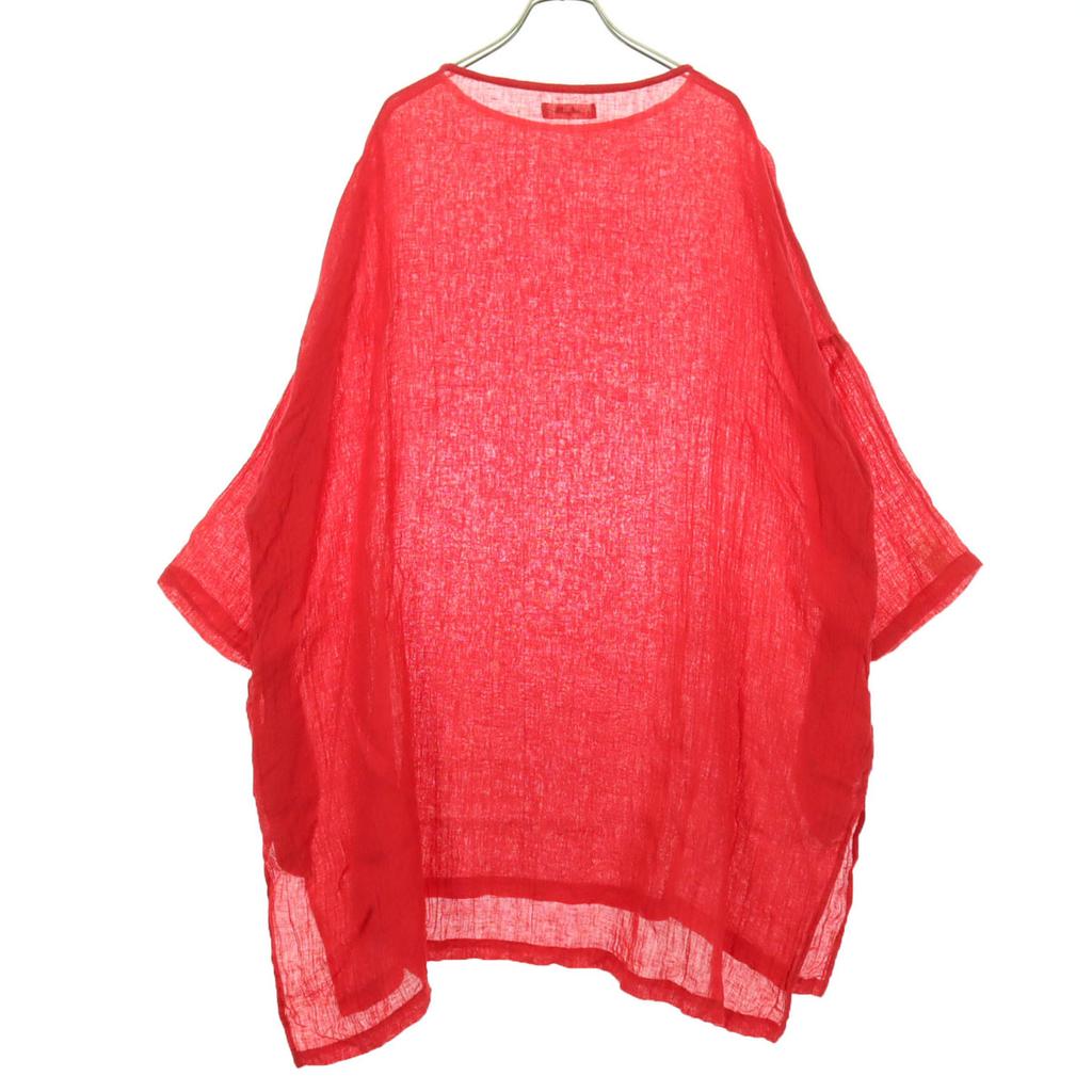 Beauty products ICHI Antiquites made in Japan Long sleeve Linen shirt Red Women Used