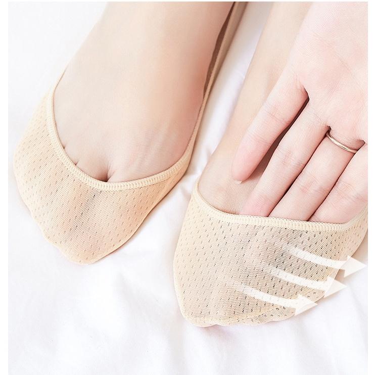 FINETOO Invisible Socks Summer for Woman Half Length Socks Suspenders Invisible Socks Cotton Socks Thin Anti Wear High Heels