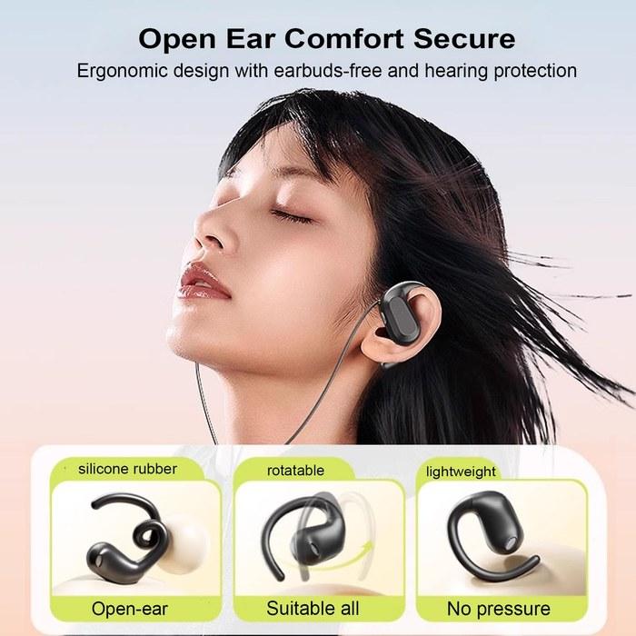 [Brand Name] Wired Earphones 3.5mm Jack Open-Ear with Microphone. Hands-Free Calling. Lightweight. Zero Delay.