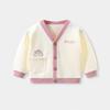 Toddler Kids Girl Boy Print Cartoon Sweater Knit Warm Cardigan Jacket Tops