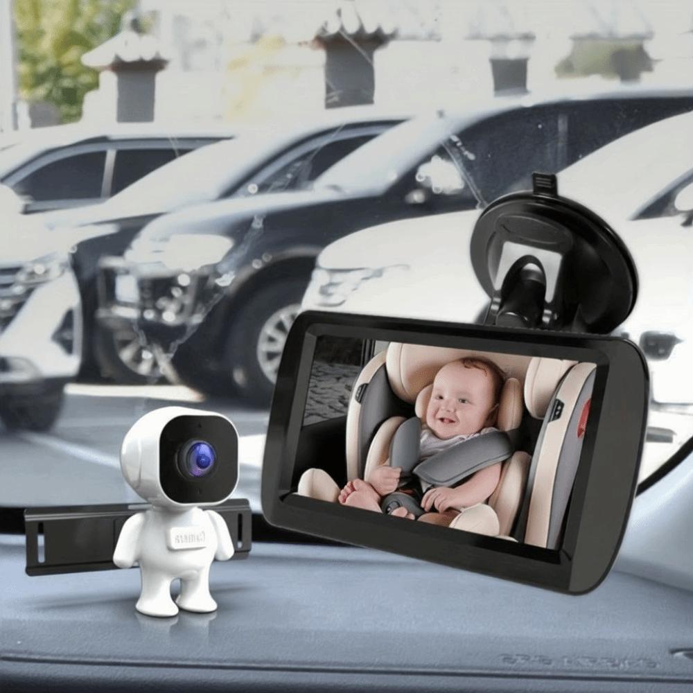 Suction Cup Mount Baby Car Monitor 4.3 Inch Screen Rear Facing Camera  Back Seat View