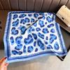 New Modern Polka Dot Printed Silk Scarf Square Scarf High-end Shawl Sunscreen Neck Small Square Scarf Headscarf Women's Scarf
