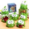Гра Cut The Rope Гумові ляльки-жаби Каваї Cut The Rope OM NOM Монстр, що ковтає цукерки Фігурка-іграшка Діти Дитяча іграшка для ванної