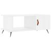 VidaXL Coffee Table High Gloss White 90x50x40 Cm Engineered Wood 829462