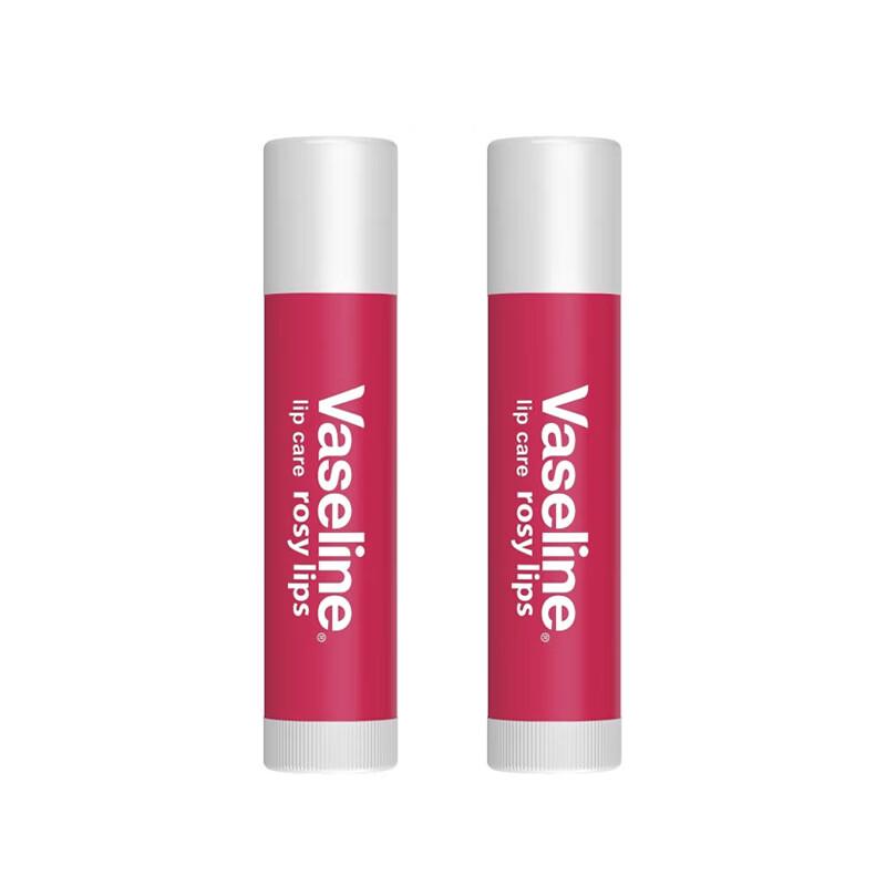 Vaseline Rosebud Moisturizing Lip Balm Twin Pack