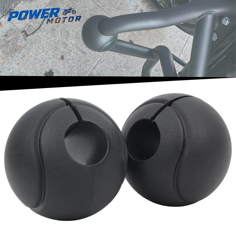 22-32mm Tube Bars Anti Fall Crash Bar Guard Ball Frame Slider Rubber Protector For Harley Honda Yamaha Motorcycle