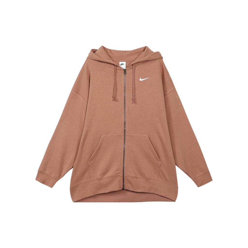 Nike Sweatshirts Women's Orange Thickened Cardigan DD5635-215