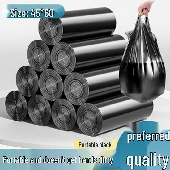 Strapazierfähige Küchenmüllsäcke in großer Größe - Dickes, reißfestes Design im Westenstil mit Griffen