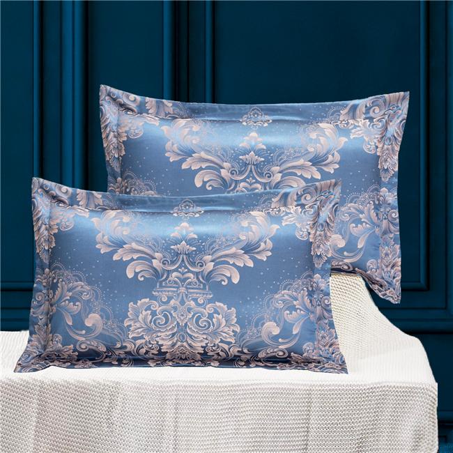 1 Pair of Tribute Satin Jacquard Envelope Pillowcases, 48*74cm Adult Pillowcases, Spring/Summer Comfort Pillowcases, Pillowcases Without Inserts
