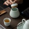 Creative Small Tea Jar Household Ceramic Moisture-proof Tea Storage Jar Small Portable Tea Storage Sealed Jars Teaware Caddies