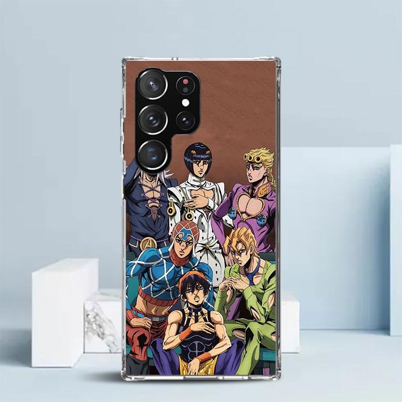 JoJo's Bizarre Adventure Golden Wind Handyhülle Für Samsung Galaxy S24 S25 Edge S26 Ultra S22 S23 Plus S21 + S20 FE Weiche TPU Rückseite