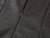 2025 Herbst/Winter Europäisches Damen-Leder-Ärmelloses Kleid mit Taillenraffung