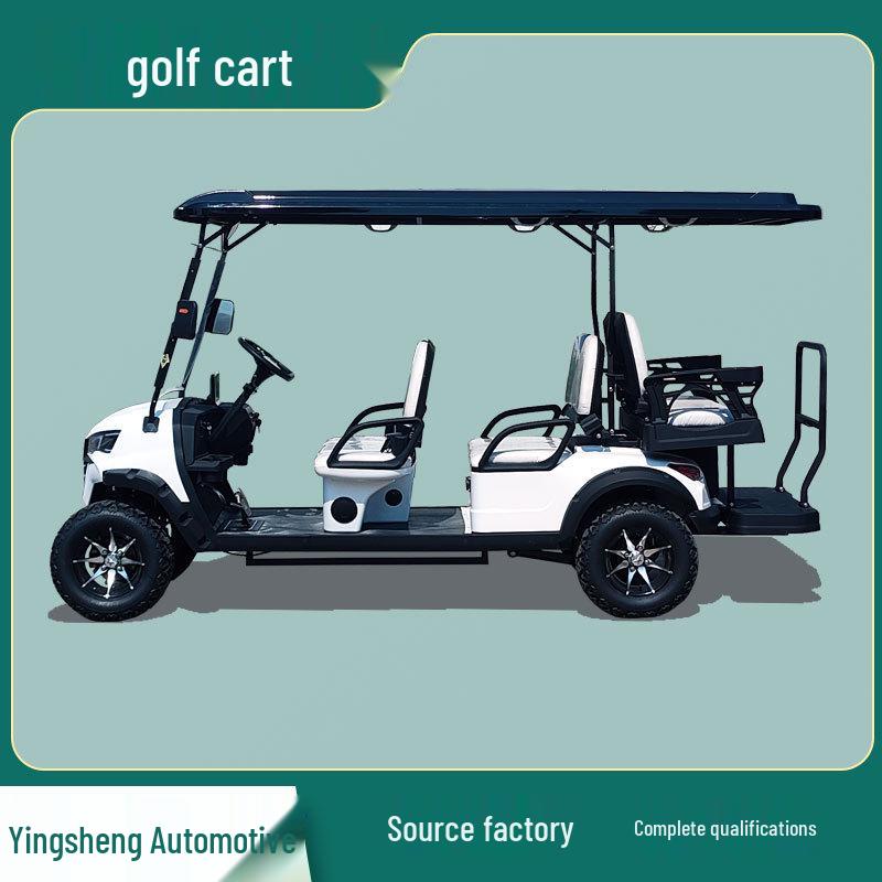 Electric Golf Cart: 4-Seater Scenic Sightseeing & 2-Seater Patrol Car