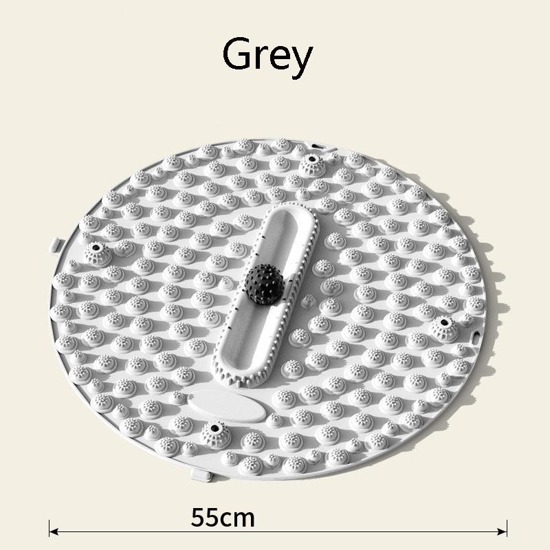 Extra Large Acupressure Foot Mat - 56cm Diameter Deep Tissue Massage Pad for Reflexology Foot and Body Pain Relief Therapy