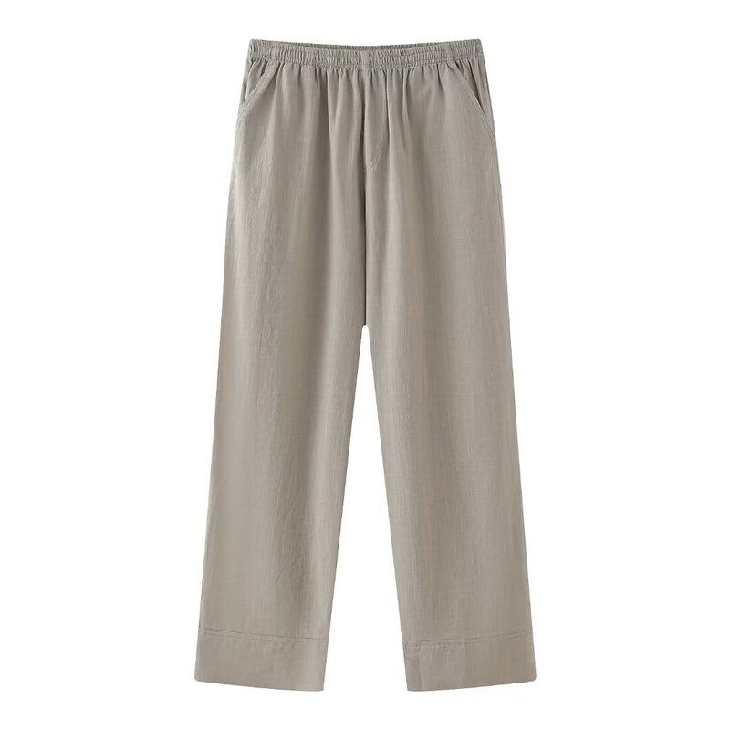 

Fashion Style 2024 Spring New Arrival Women s Clothing Stylish Good Texture Double Breasted Kimono Coat 5427734 707 Grey pants L