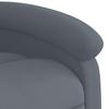 Electric Massage Chair Dark Grey Velvet