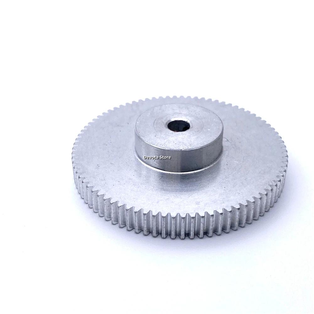 0.6M 80T 5/6/8/10/12mm Hole M4 Aluminum Gear Metal Wheel