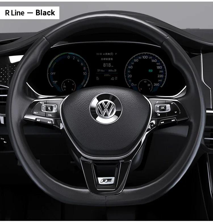 efg1 Car Steering Wheel Logo Emblem Sticker Decals for Volkswagen VW Jetta Touran POLO Golf MK4 MK5 MK7 Tiguan Passat TSI TDI