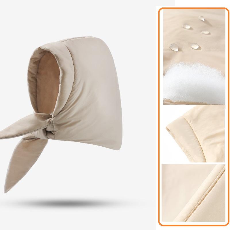 Winter Hats for Women Girls Warm Hooded Scarf Beanie for Female Youth Balaclava Kniting Skull Cap Ear Flap