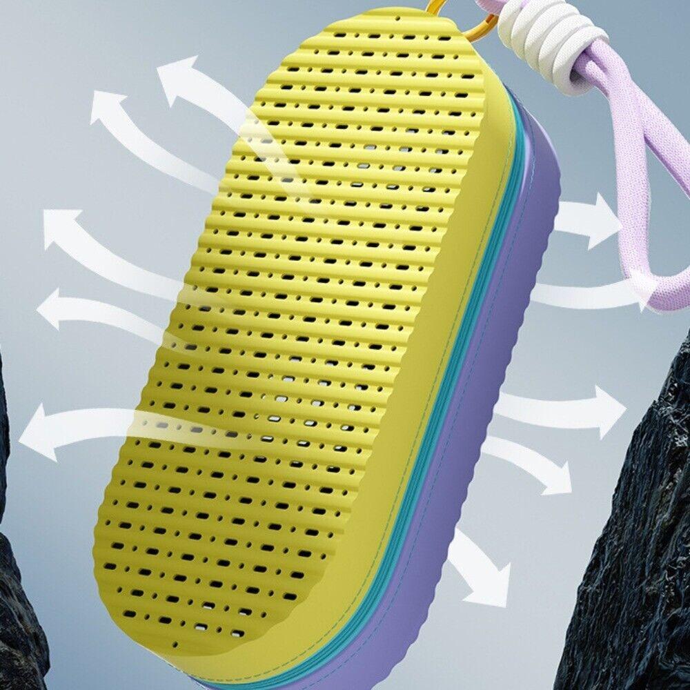 Zipper Swim Goggle Case Soft Silicone Breathable with Drain Hole Glasses Box Waterproof Swimming Goggles Storage Box