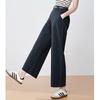 Betu Women's High-Waist Cropped Wide-Leg Casual Pants