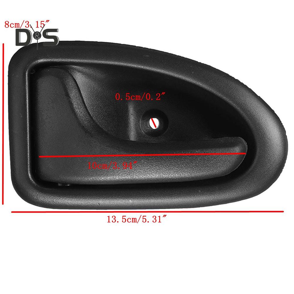 DYS Auto Shop פלסטיק צד שמאל/ימין ידית ידית דלת פנים לרכב לרנו קליאו 1999-up