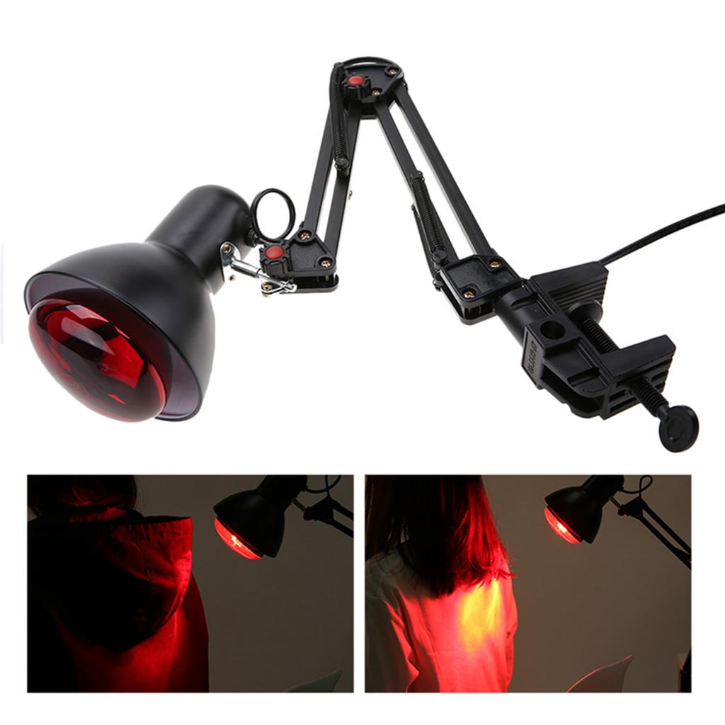 Lampa do fizjoterapii na podczerwień Terapia grzewcza Światło Ulga w bólu Opieka zdrowotna Czarny