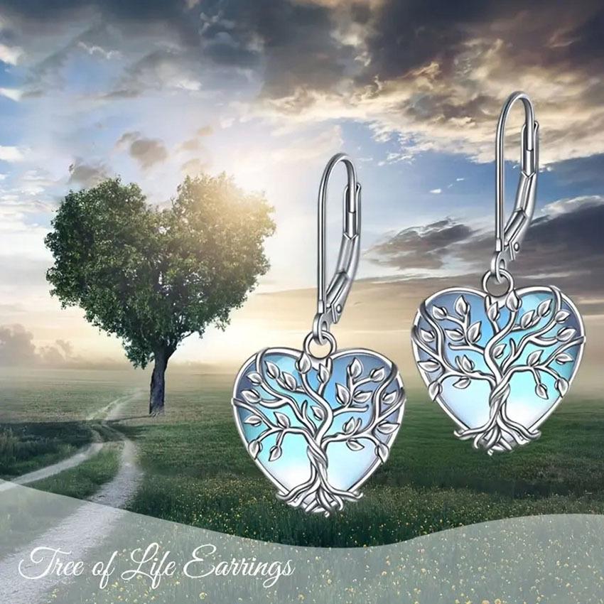 Elegant Moonstone Water Drop Earrings – European & American Fashion, Light Luxury Statement Jewelry