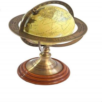 Nautical Rotating Armillary Globe Vintage Table Office Desk Globe