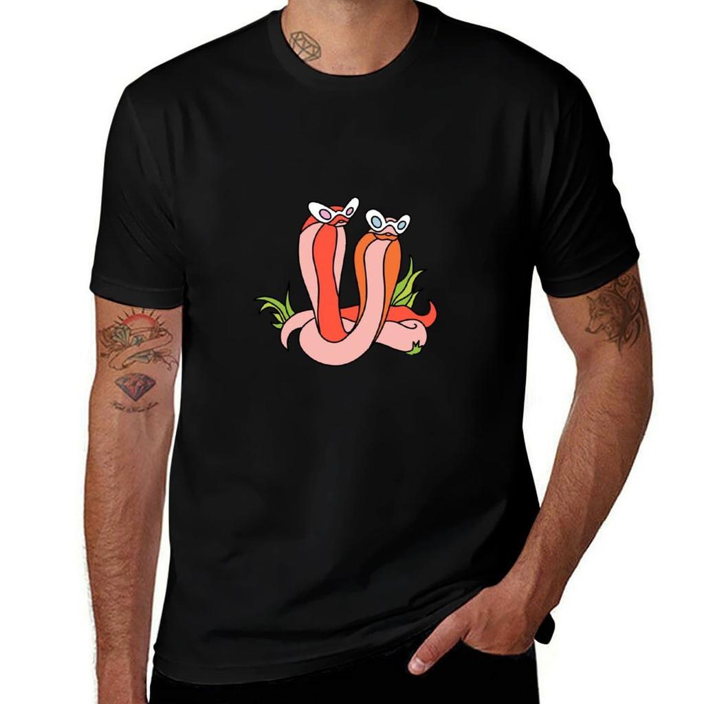 Schlangen gefälliges T-Shirt T-Shirt Mann lässig Anime T-Shirt T-Shirt