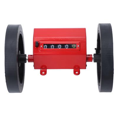 Rolling Meter Counter 5 Digits Display Rust Free Stainless Steel Shell Rolling Mechanical Length