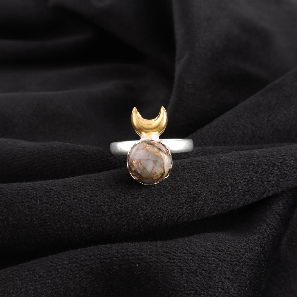 Pink Opal Turquoise Ring, Handmade Gemstone Ring, 925 Solid Sterling Silver Ring Everyday Jewelry, For Engagement Gift