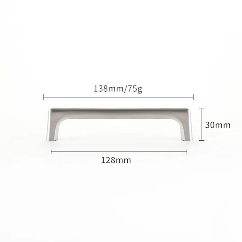 WV Black Kitchen Cabinet Storage Handles 96-320mm Dressers Cupboard Closet Wardrobe Door Drawer Knobs Furniture Hardware Pulls