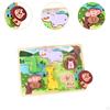 Wooden Jigsaws Puzzle Early Learning Toy Sturdy Developmental Montessori Toys for Baby 1 2 3 Year