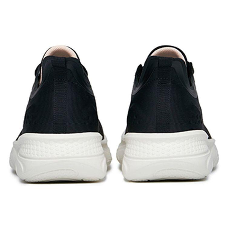 Anta Lightweight Cushioning Training Shoes Low Top Women Sneakers Black Purple 122227721-1