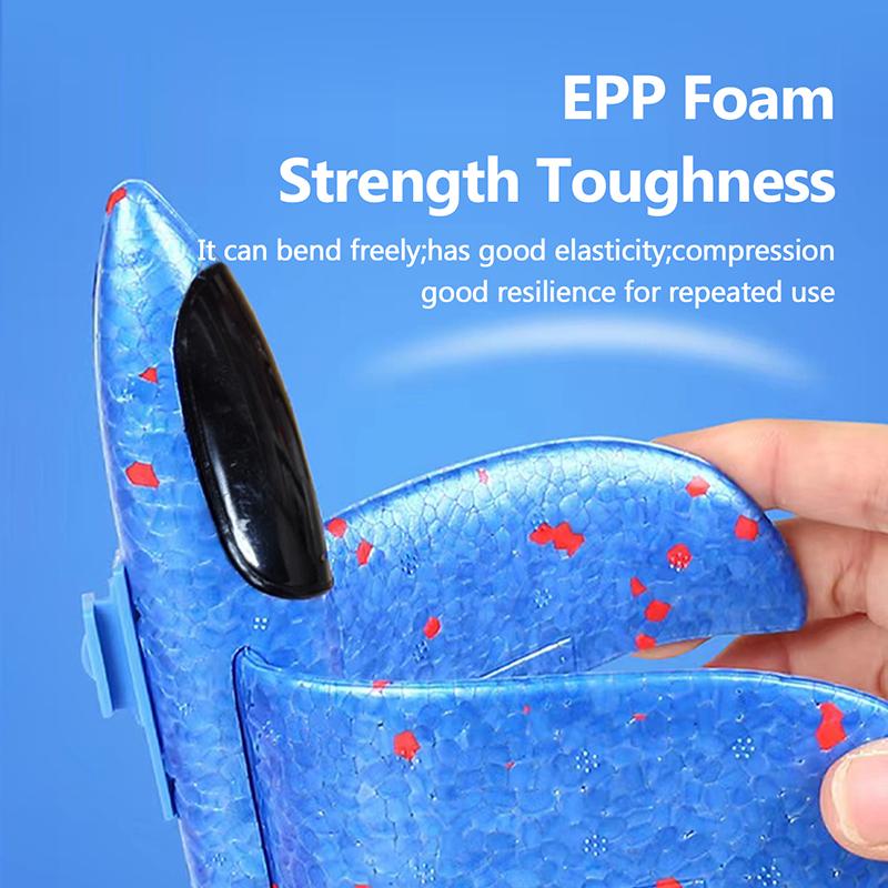 Children's Foam Ejection Aircraft Toys Parent-Child Interaction Foam Aircraft Park Fire Outdoor Sports Hand Toss Flying Toy Boys