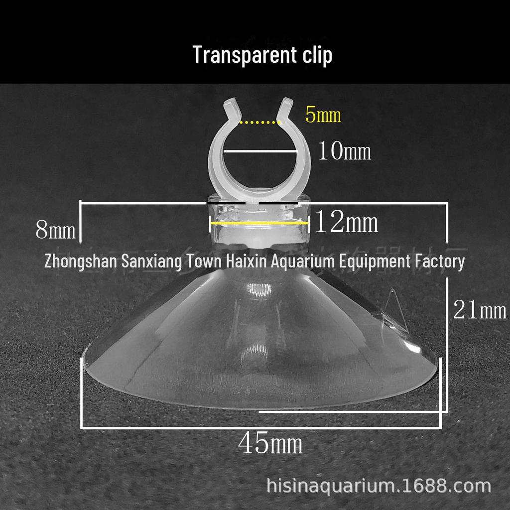 Sada přísavek pro akvárium Haixin: Přísavka akvária, držák kyslíkové trubice, topná tyč, svorka U-trubice