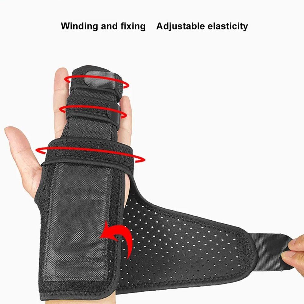 Adjustable Finger Protector Locking Hand Support Brace Double Fingers Splint Middle Metacarpals