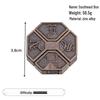 Zinc Alloy Kongming Puzzle Lock: Disentanglement Ring Educational Toy