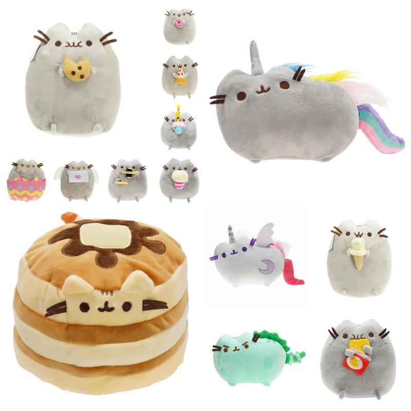 Doughnut Cat Pusheen Cookie Ice Cream Sushi Chips Plush Animals Toys Kids Gifts