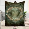 Lord Of The Rings Symbol Flannel Blanket-Soft and Suitable for Sofas,Beds,Offices,Travel,All Seasons,Great Gift for Holidays and Birthdays.
