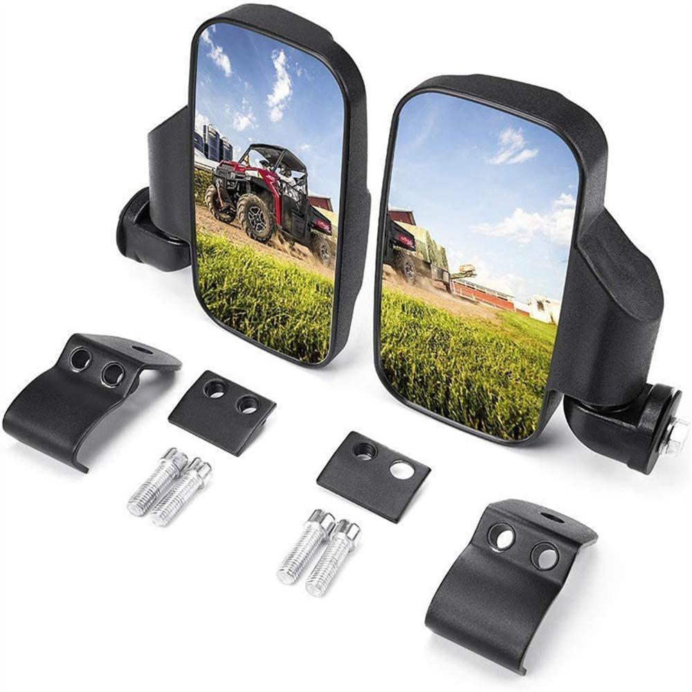 UTV Center View Mirror & 2 Side View Mirrors For Polaris Ranger 500/570/900/1000